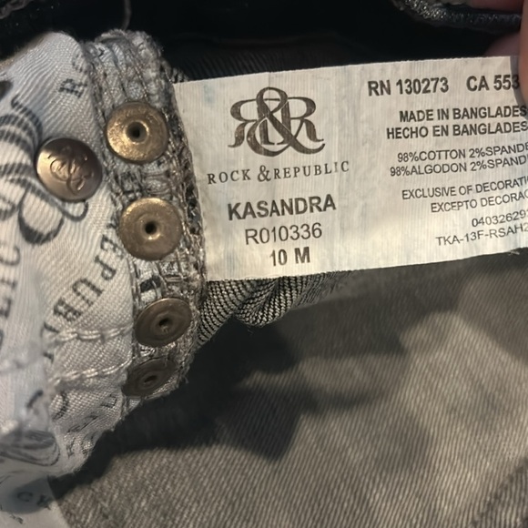 Rock & Republic Kasandra Denim Shorts - Picture 12 of 12